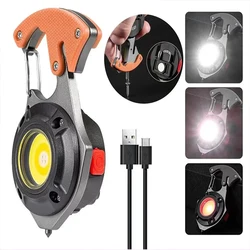 Rechargeable High Lumen Flashlight Keychain for Camping and Emergencies (1Pcs)