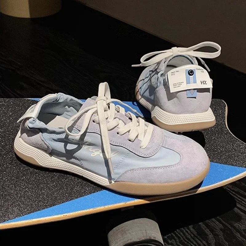 Designer Women Lolita Sneaker Sports Cartoon Patchwork White Shoes Brand Breathable Thick Heels Sneakers Casual Running Platform