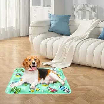 Dog Cooling Bed Mats Dogs Mat Blanket Pad Soft Hot Weather Sleeping Kennel Mat For Small Medium Pets Cats Dogs 3