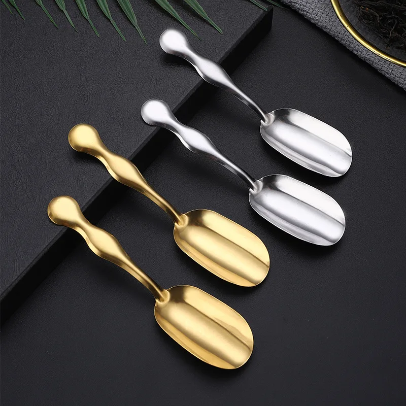 

1 Pc/Lot Stainless Steel Teaspoon Tea Shovel Essential Tea Teaspoon Tea Spoon