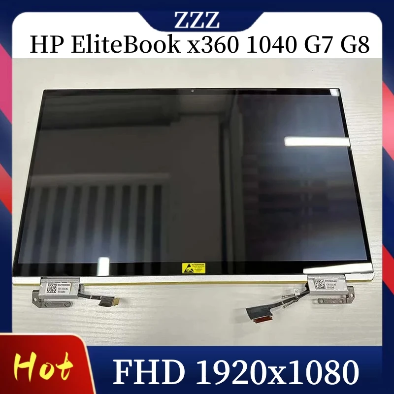 

14-дюймовый сенсорный ЖК-экран для HP EliteBook x360 1040 G7 G8 Series, дигитайзер, полная сборка, верхняя часть FHD