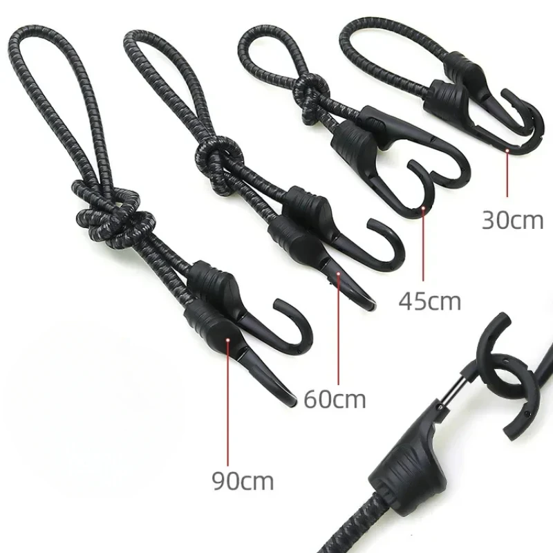 Trunk bike hook rope elastic luggage rope motorcycle cargo fixing strap elastic reinforcement strapping