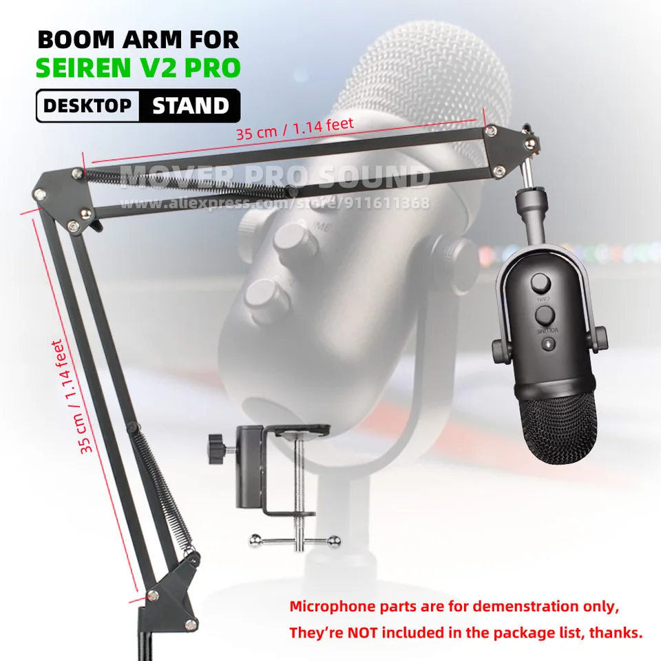 For RAZER SEIREN V2 V 2 Pro Tabletop Suspension Scissor Boom