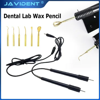 Tagliacera Elettrico per Tecnici Dentali, Temperatura Regolabile, Accessori per Laboratorio, Doppia Penna per Intaglio della Cera