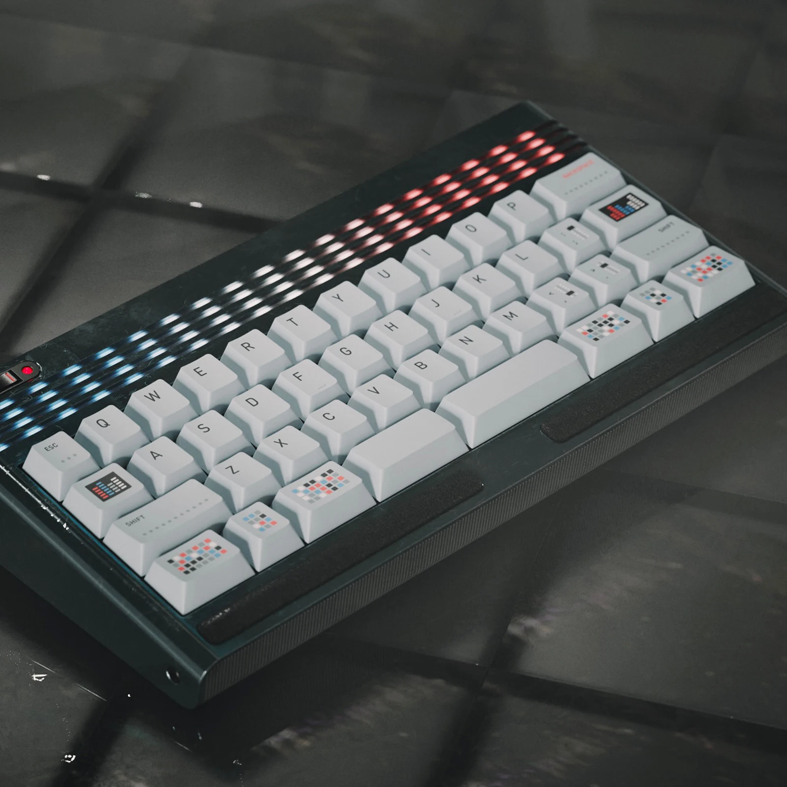Synth Keycaps Cereja Perfil Pbt Dye Sublimação Keycap Teclado Mecânico para mx Interruptor Iso Enter 40 61 64 75 84 87 980 - Imagem 2