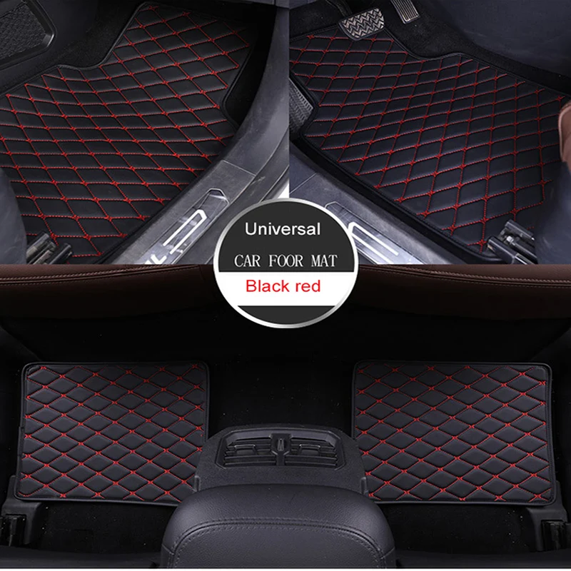 Highquality Leather Car Floor Mats For Kia Rio Niro Soul Spectra Opirus Sportage Optima Ceed