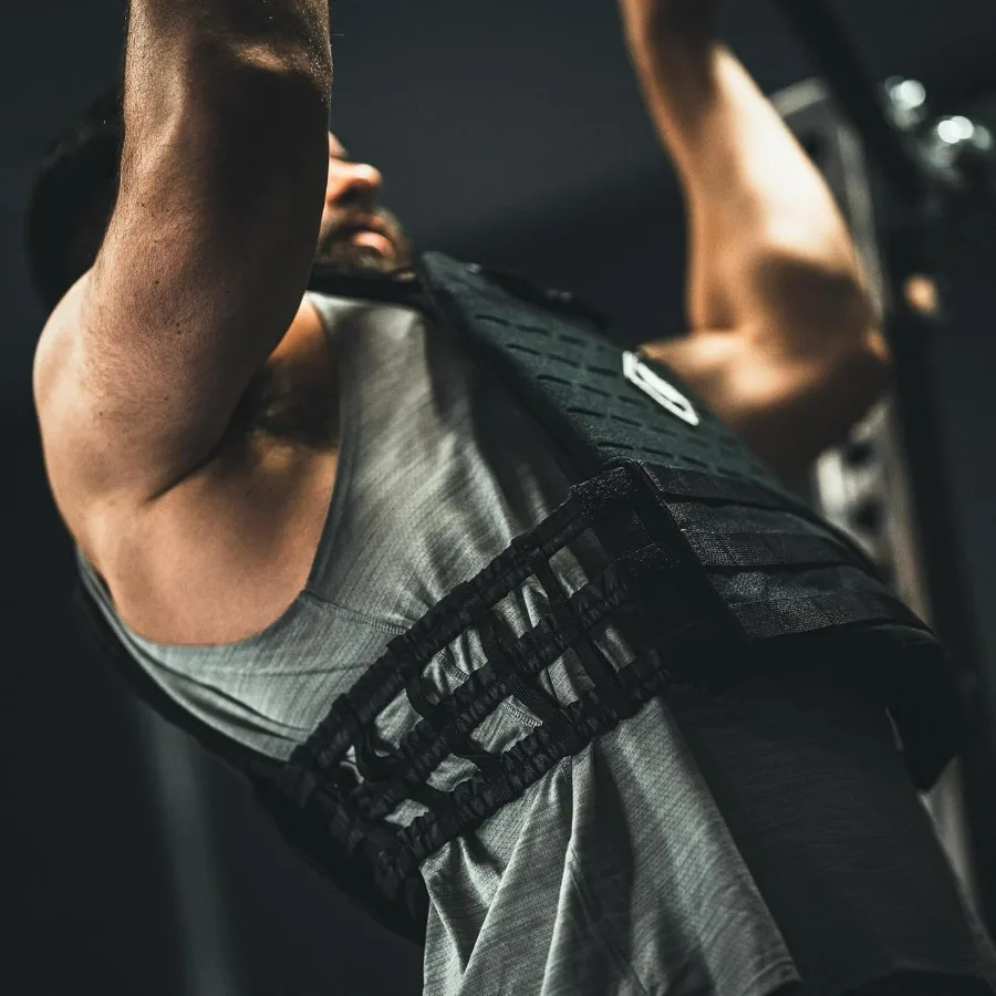 Adjustable Weighted Vest & Plates - Strength, Edurance, Running, Hiking, Rucking, Fitness WODs