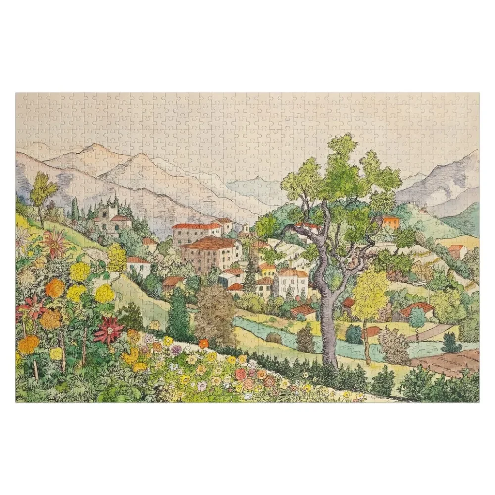 Hermann Hesse - Montagnola (1933) Jigsaw Puzzle Wooden Name Custom Jigsaw Puzzle legends were born in march 1933 88th birthday gifts jigsaw puzzle customizable gift game children puzzle