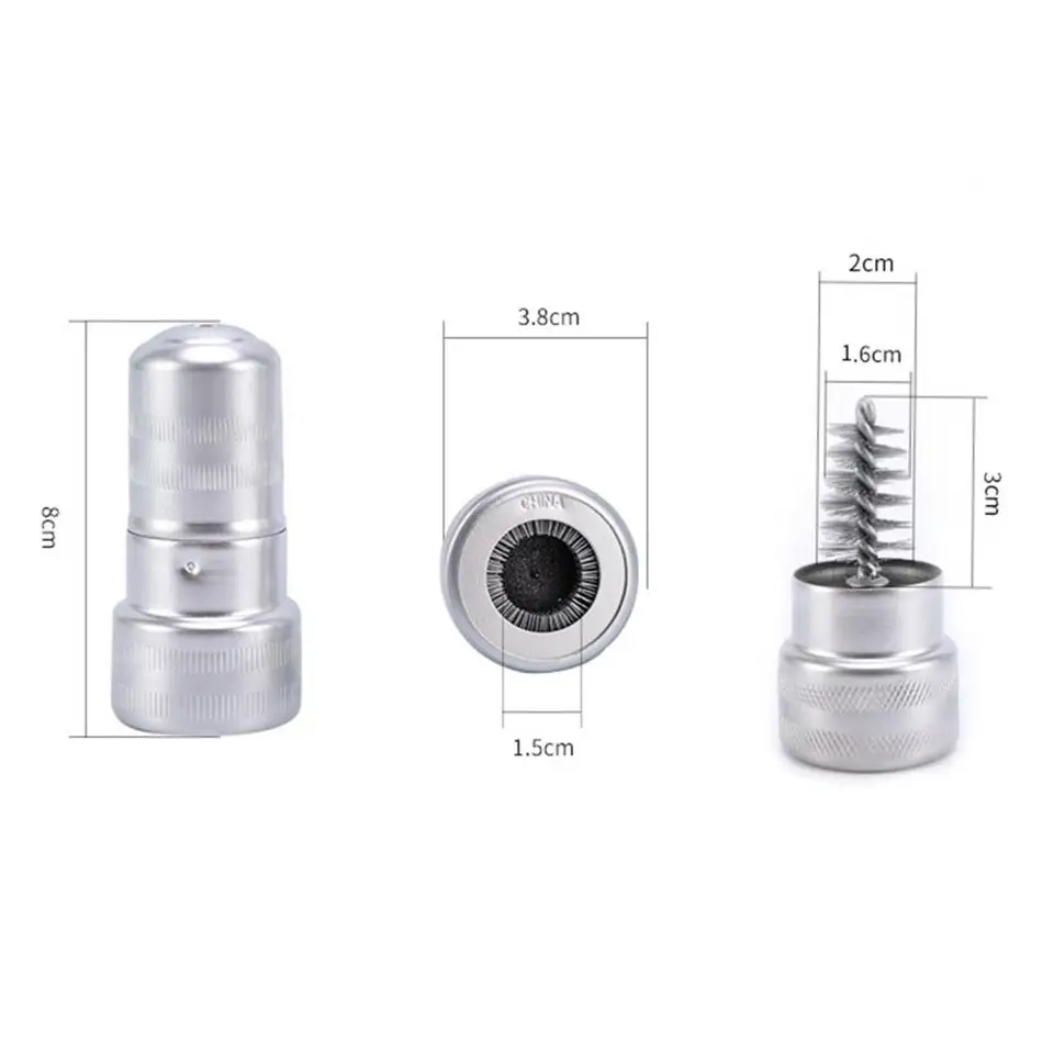 Spazzola Pulizia Terminali Batteria - 2 Pezzi, Acciaio Inox, 4 In 1 Per Auto E Barche - Foto 8