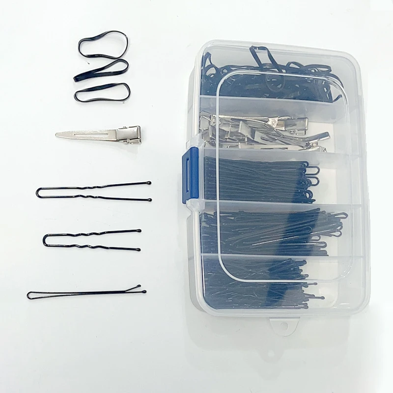 Klare 5/6-Gitter Tragbare Kunststoff Haar Clips Schmuck Lagerung Box Zubehör Organizer Haushalt Reise Liefert Mit Staubdicht – Detail 4