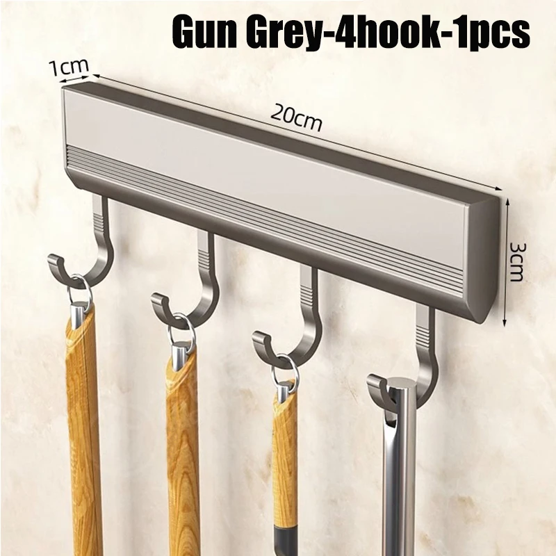 מדף אחסון מטבח מתכת אלומיניום תלוי על הקיר מדף אחסון כלי מטבח מתלה מגבות לחדר האמבטיה