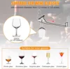 under Cabinet Wine Glass Holder Sturdy under Shelf or Cabinet Hanging Organizer for Storage Cabinet under Counter Household Bar 3