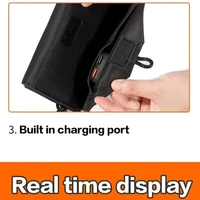 Chargeur solaire portable pliable avec sortie USB, étanche, pour téléphone portable, camping, randonnée, voyage 5
