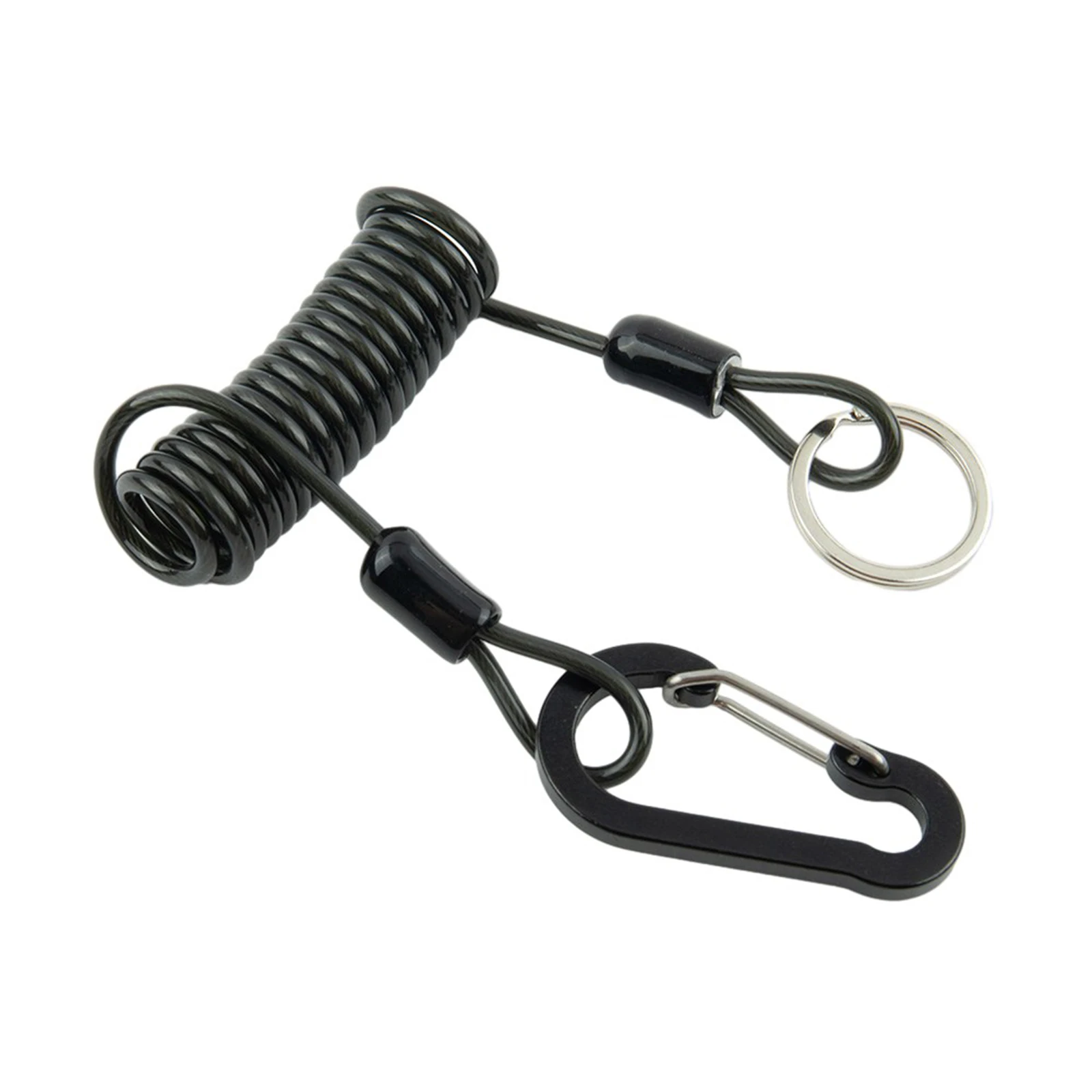 

Lost Rope Telescopic Elastic Steel Wire Inner Core New Lure Fish Control Device Hanging Buckle Fishing Anti-lost Rope Anti-lost