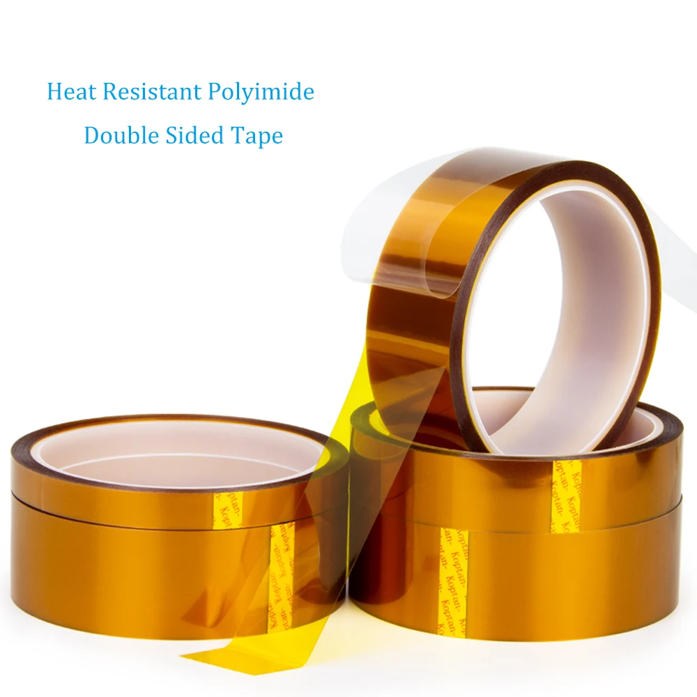 HighTemperatureAdhesiveTapeHeatResistantPolyimideDoubleSidedKaptonTape01mmThickness