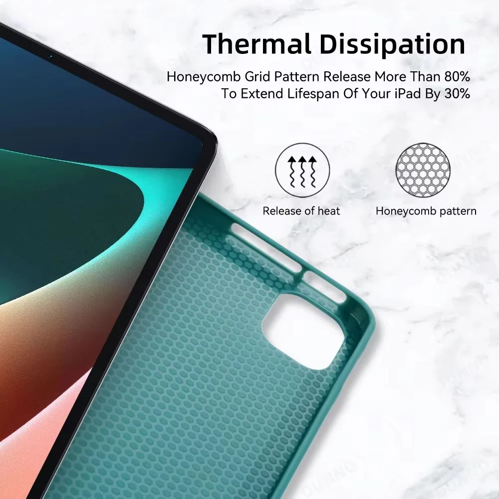Elegant Flip Stand PU Leather Protective Tablet Case Cover