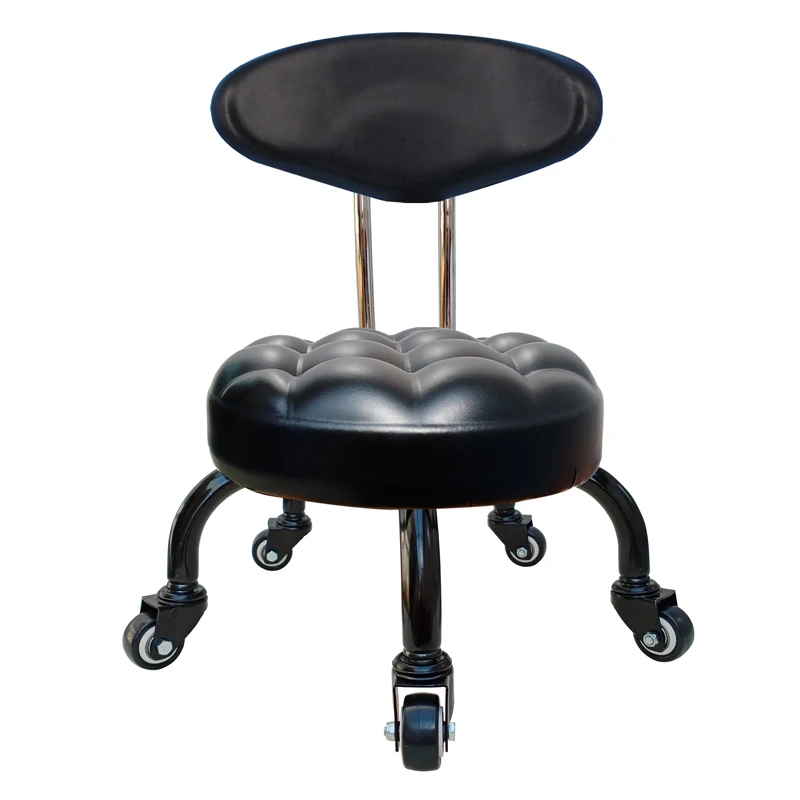 Salon Furniture Pulley Small Stool Round Stool Sofa Pedicure Chair Work Low Stools Floor Cleaning Leisure Office Footstool