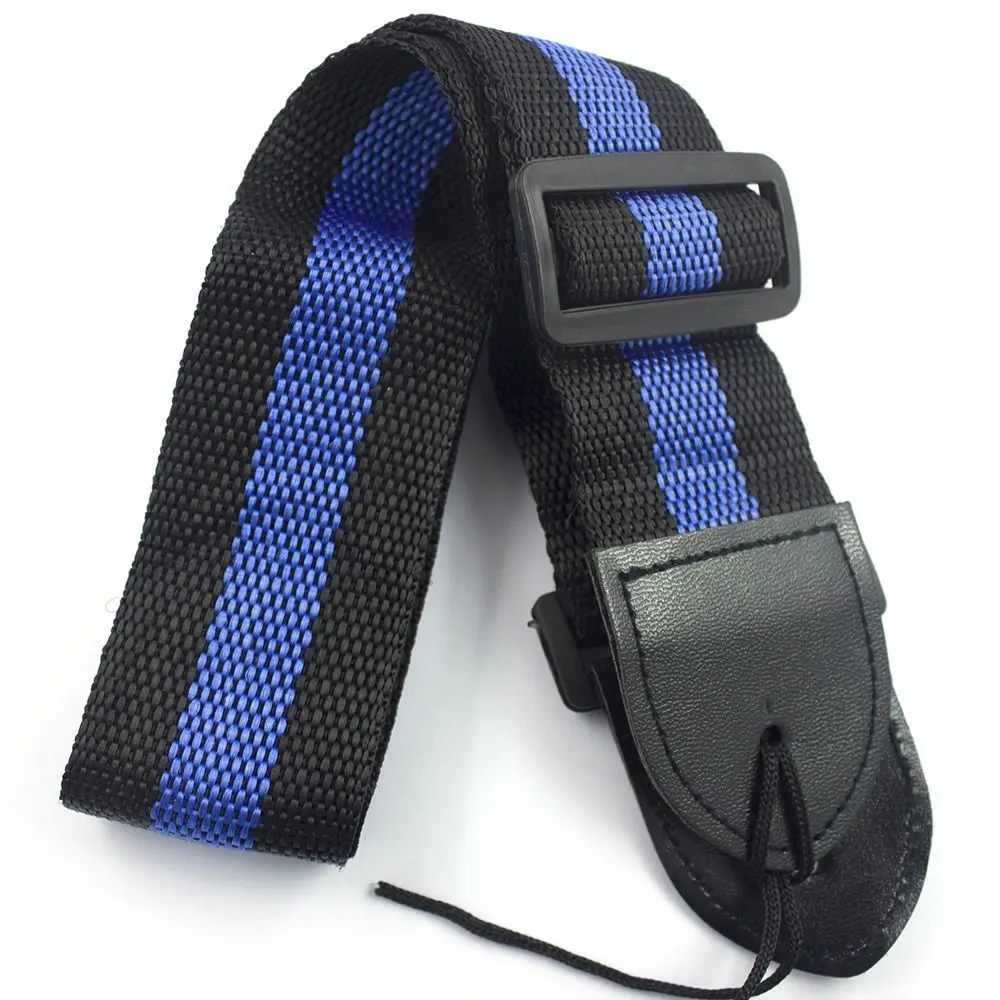 Colorful Adjustable Nylon Guitar Strap with Printed Design