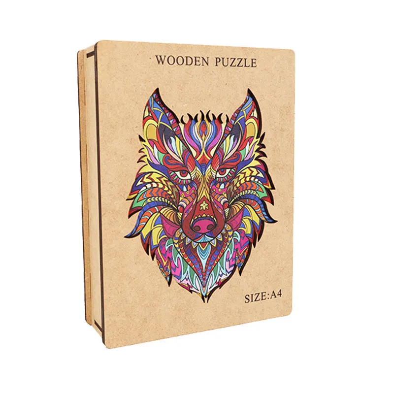 

Уникальная деревянная головоломка с тигром, деревянная доска, Настольная головоломка, игры для детей и взрослых, интерактивные Обучающие игрушки «сделай сам», подарки