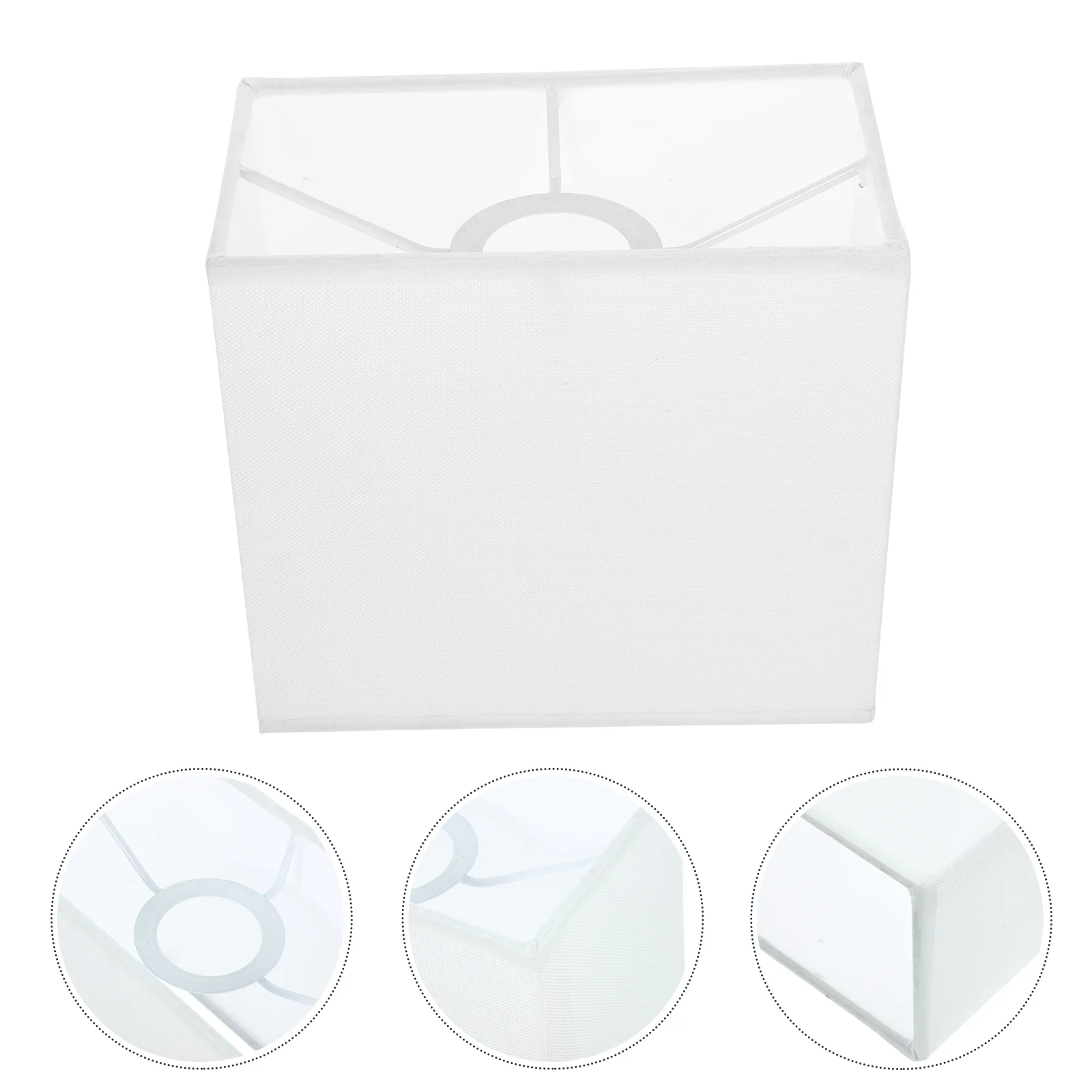 

Wear-resistant Cloth Lampshade Household Lampshade Replacement Rectangular Lamp Shade