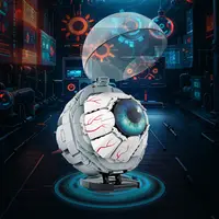 Idea Organ Building Brick Eye Block Eyeball Structure Construction Model Sets Educational Toys With Light For Student Gifts 2
