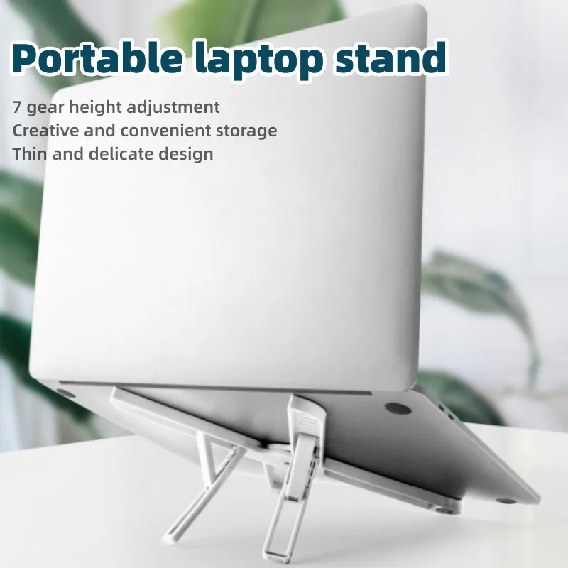 Portable Laptop Stand Foldable ABS Tablet Computer for Macbook Apple Air Pro Lenovo Samsung Bracket Universal Pad PC Holder