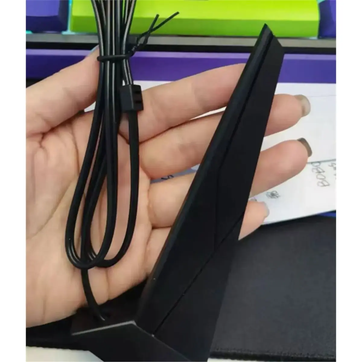 10U 전자 액세서리, 마더보드 프로 B840용 WIFI7 EZ-WI-FI 안테나 신호 수신기(블랙)