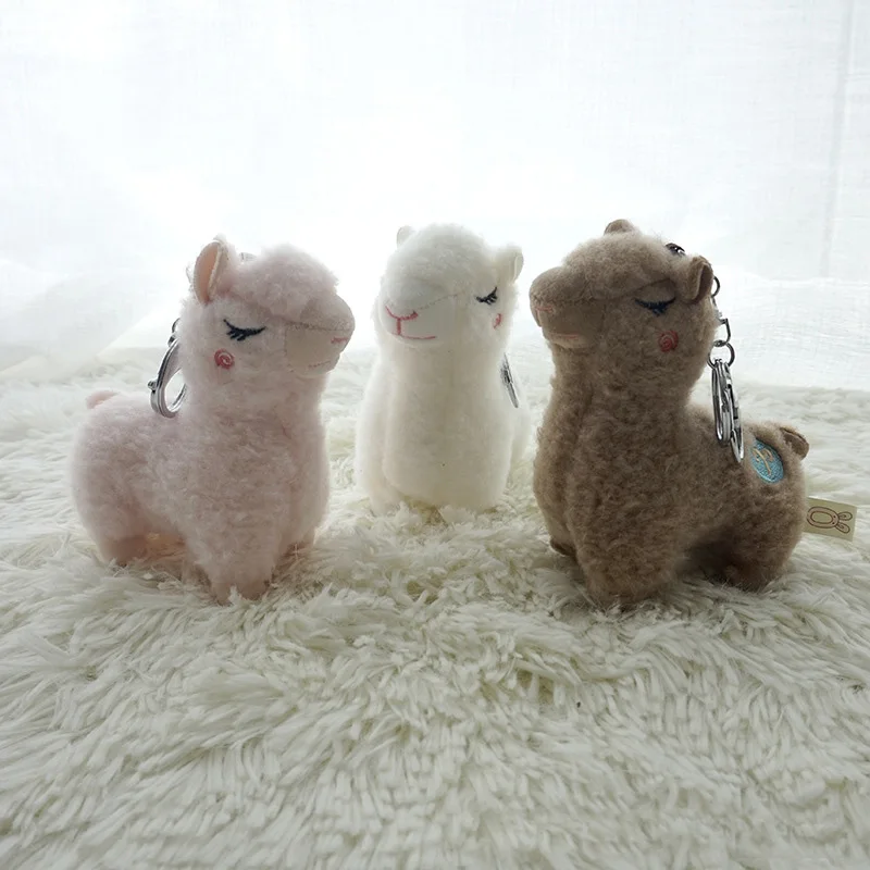 Tanio Miękkie bawełniane stojące zabawki alpaki wypchane pluszowe