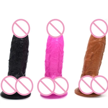 Bondage Bdsm Tentacle Dildo Suction Fake Penis Pornography Adults Only Toys Woman Strap-On Banana Crust Anal Plugs Set Toys 4