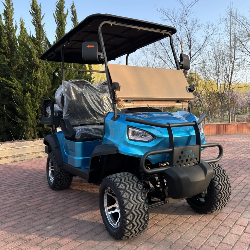 

4 Wheel Disc Brake Custom Street Legal Min 2+2 4 Seater Chinese Cheap Electric Golf Carts For Adults