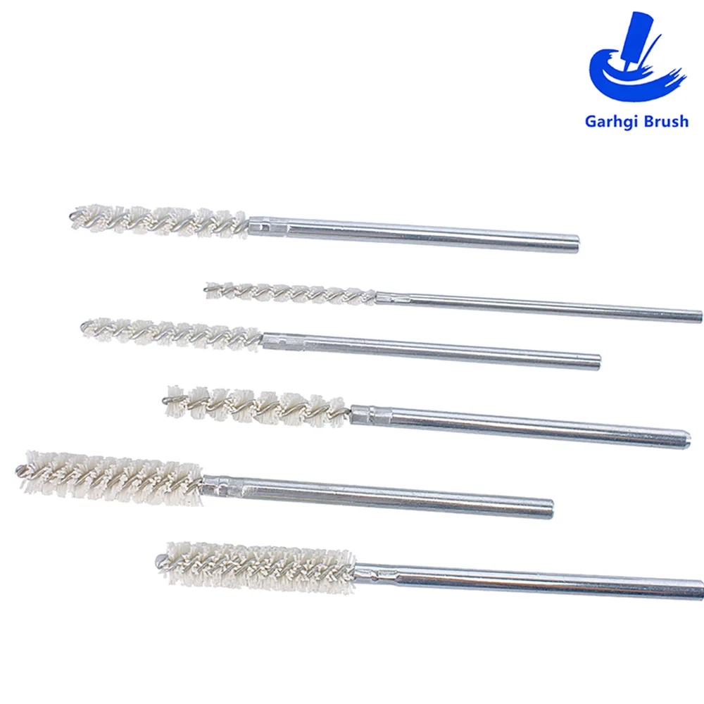 Ceramic Abrasive Nylon Tube Brushes for Surface Prep and Polishing