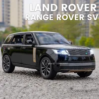 ⁦مجسم سيارة رينج روفر SV 2022 معدني قابل للسحب مع صوت وإضاءة | Range Rover SV 2022 Alloy Diecast Pull Back Car Model (Sound & Light)⁩ - الصورة ⁦6⁩