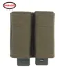 Tactical 1911 Single Double Magazine KYWI Pouch Kydex Wedge Insert Malice Clip TMC Belt Airsoft Paintball Vest Accessories 1