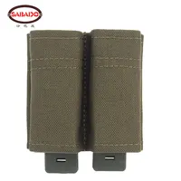 Tactical 1911 Single Double Magazine KYWI Pouch Kydex Wedge Insert Malice Clip TMC Belt Airsoft Paintball Vest Accessories 1