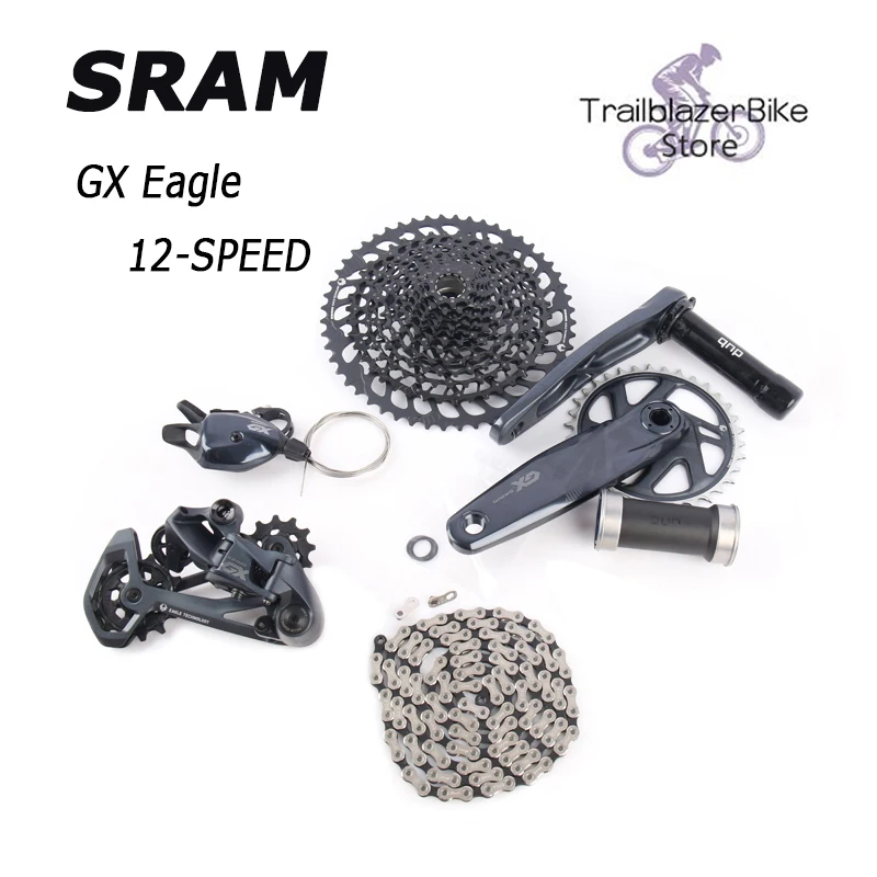

SRAM GX EAGLE 1x12 12 скоростной групповой набор DUB Kit 32T триггерный переключатель передач задний переключатель 10-52T кассета с цепью кривошипная система