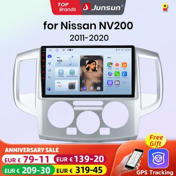 Junsun AI CarPlay 4G Android 14 Radio de coche para Nissan NV200 2009-2016 reproductor Multimedia WiFi GPS Navi pantalla táctil 360 cámara RDS 1
