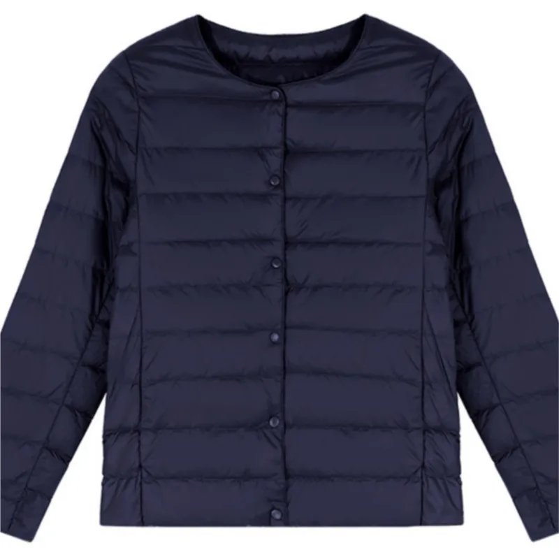 Winter New Golf Lightweight down Jacket Women's Duck Liner Collarless Bottoming Top Golf Coat
