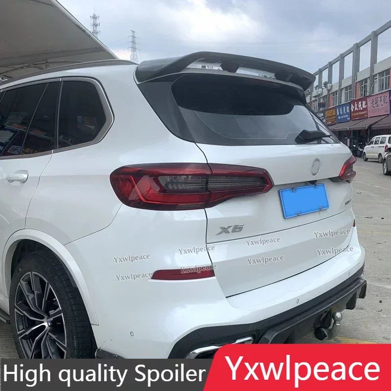 

For BMW X5 G05 2019 2020 2021 2022 Spoiler High Quality ABS Material Primer Color Trunk Lip Rear Roof Spoiler Car Accessories