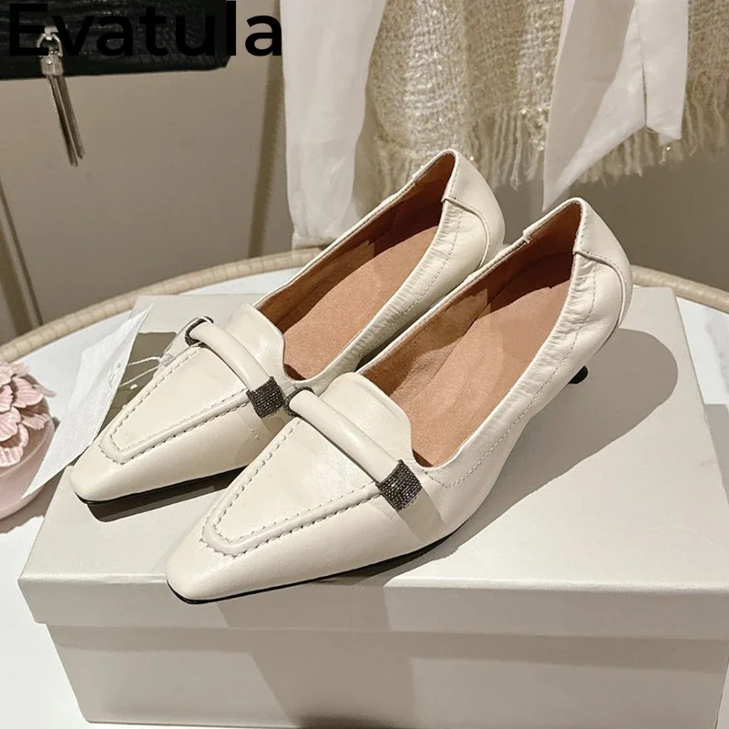 Summer Pointed Toe Kitten Heels Pumps Women Suede Leather String Bead Slingbacks Sandals Fashion Party Dress Shoes Mujer