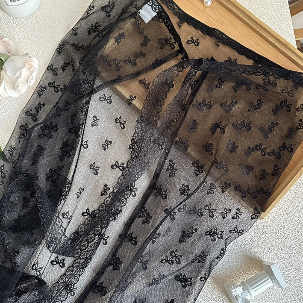 Women Skirt Y2k Vintage Lace Splicing Harajuku Skirt Fashion Lap Over Skirts for Woman Faldas Korean Perspective Lace-up Design Skirt