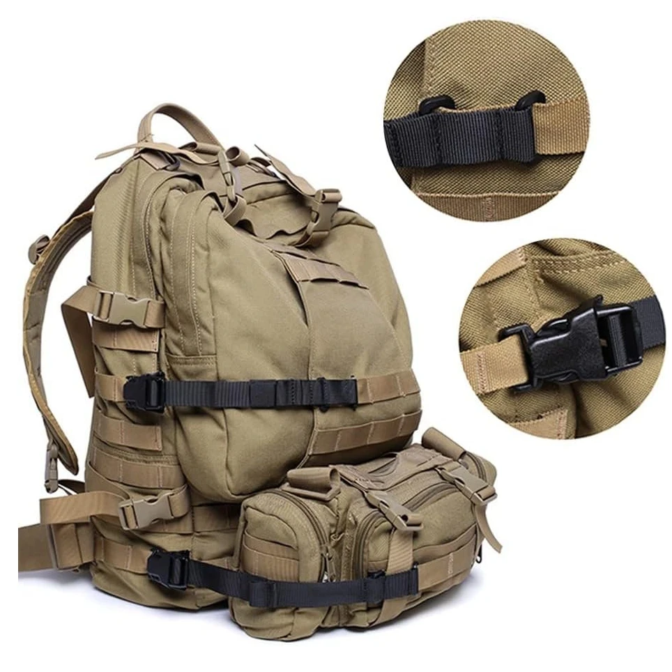 clip per zaini, cinghie di fissaggio per zaino in nylon colorato, clip portatili per torce, piccozze da ghiaccio, cinghie per gli appassionati di sport Foccar