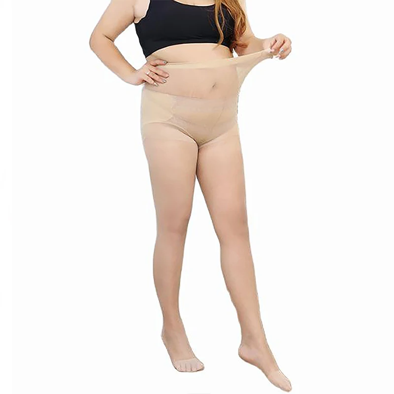 Autumn Winter Oversized Tights Solid Color Sexy Pantyhose Women Super Elastic Nylon Pantyhosef Stocking Fashion Elegant Tights