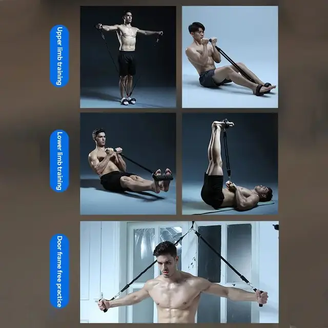 Pedal Tension Rope Puller Exercise At Home Multi-functional Fitness Exercise Resistance Band Men Sports Gym Equipment 4