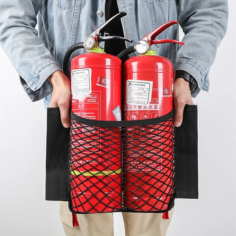 Car Trunk Mesh Pocket 25x80cm Double Layer Mesh Car Pocket Storage Trunk Storage Organizer