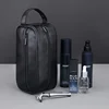 Men's Toiletry Bag Business Waterproof Wash Organizer Shaving Bag Pu Leather Cosmetic Bags Travel Lady Toiletries Makeup Handbag 4