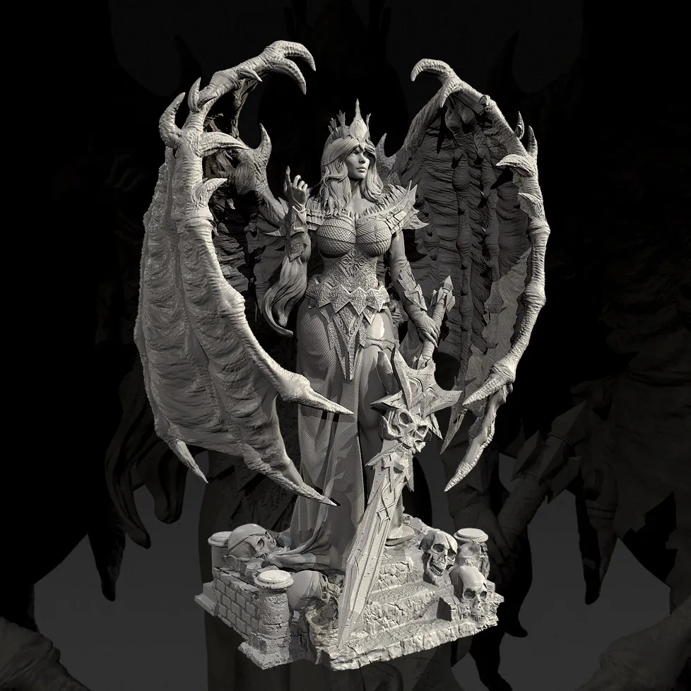 남자의 키 50mm 75mm 90mm 수지 모델 키트 피규어 무색 및 자체 조립(3D 프린팅) TD-7759/3D