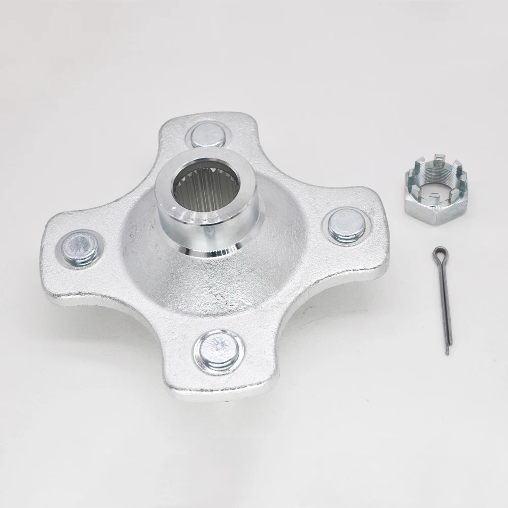 Rear Axle Wheel Hub W/Nut For Honda TRX420 FE TRX420FM Rancher 420 4X4 2007-13