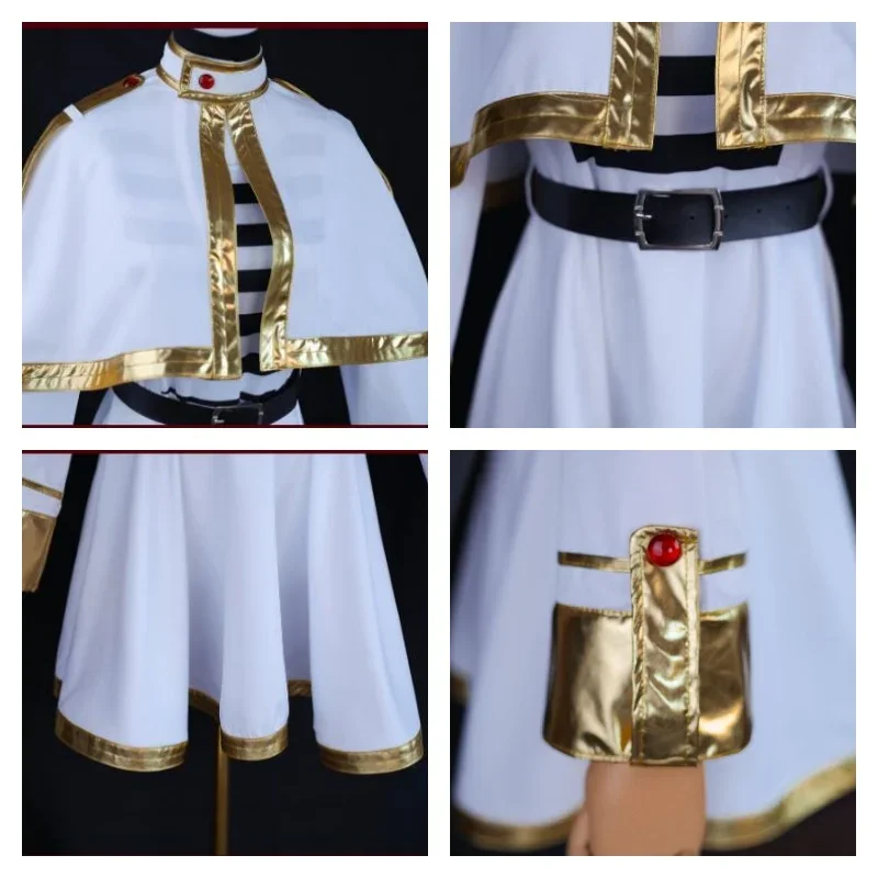Frieren Beyond Journey's End Cosplay Costume Anime Magician Dress Elf Ear Halloween Party Charistmas for Women Girls