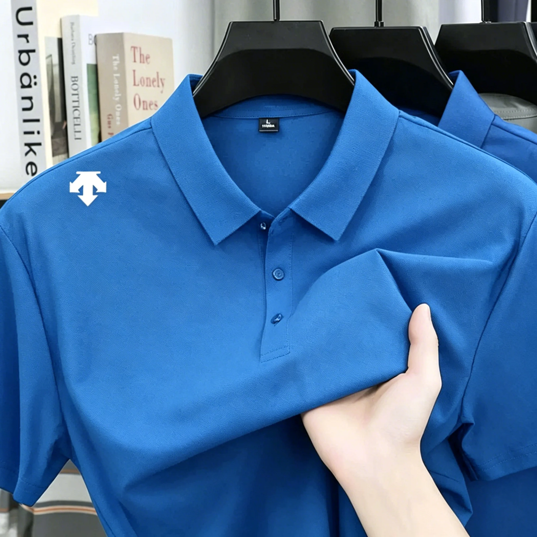 Polo Ricamata da Uomo - Maglietta Sportiva alla Moda, Comoda e Traspirante, T-Shirt Casual di Alta Qualità per l'Estate - Camicia da Uomo - Image 5