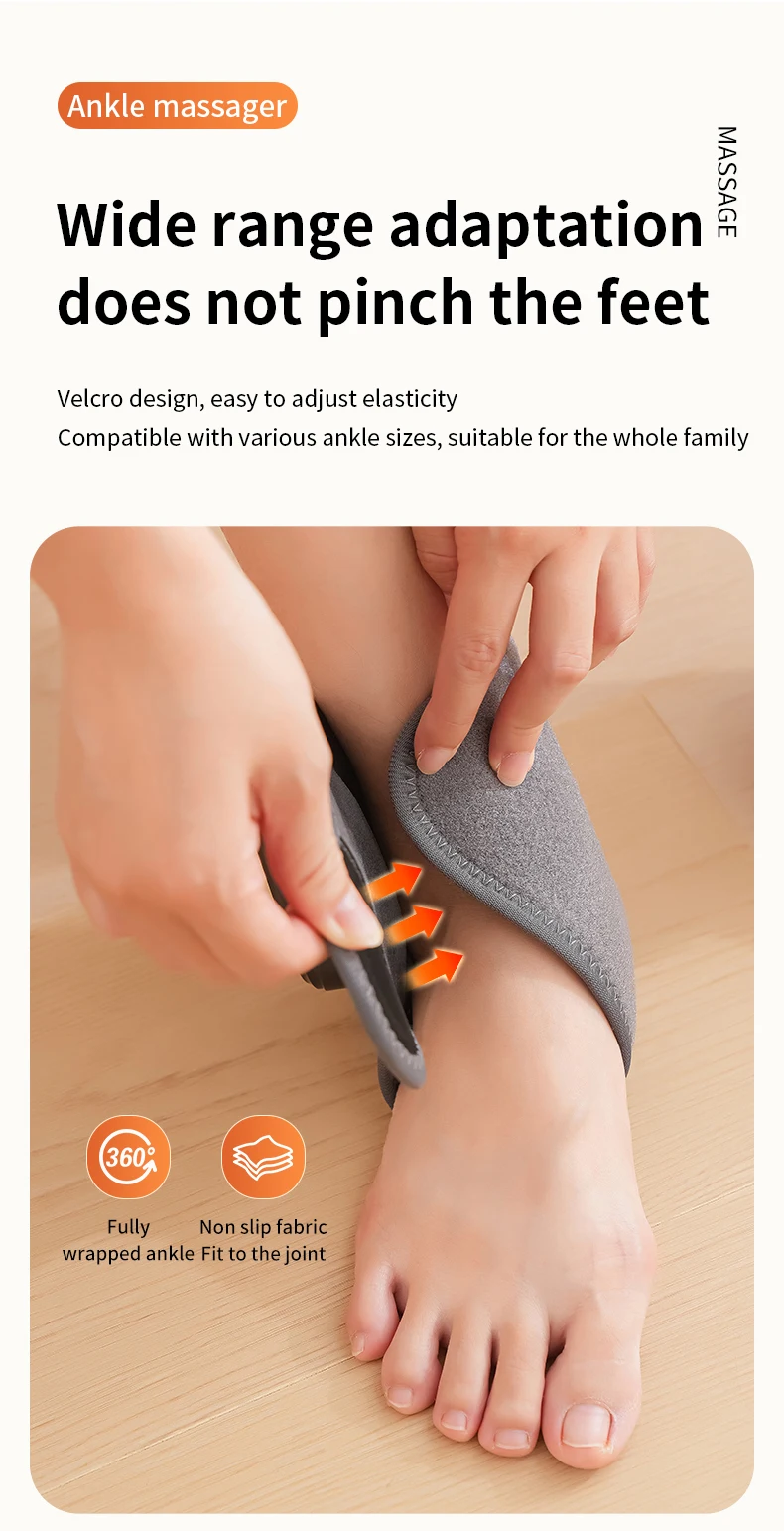 Electric Foot And Knee Massager With Vibration And Heat Therapy_voghion.com